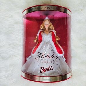 2001 Holiday Celebration Barbie Special Edition Doll NIB Mattel Collector New